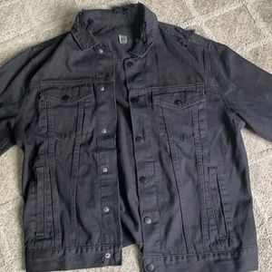 Men’s destroyed denim jacket